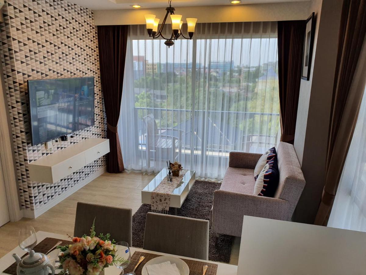 Execlusive Seaview 1 Bedroom Suite With Toproof Pool At The Patio Bangsaen Екстер'єр фото